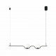 LE VITA LED Lampara colgante negra 29696 - FARO ILUMINACION