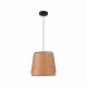 STOOD Lampara colgante negro y madera 29848 - FARO ILUMINACION