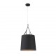 TREE Lampara colgante negra 1L E27 100W 29864 - FARO ILUMINACION