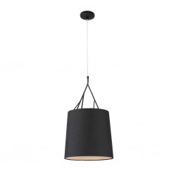 TREE Lampara colgante negra 1L E27 100W 29864 - FARO ILUMINACION