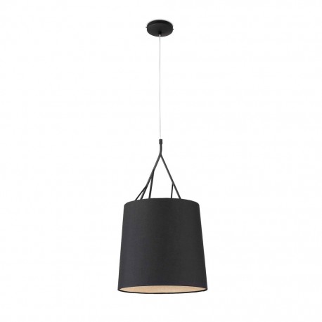 TREE Lampara colgante negra 1L E27 100W 29864 - FARO ILUMINACION