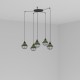 CLAIRE Lampara colgante verde 5L 62803-5L - FARO ILUMINACION