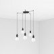 ART Lampara colgante negra 5L 64135-5L - FARO ILUMINACION