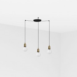 ART Lampara colgante oro viejo 3L 64137-3L - FARO ILUMINACION