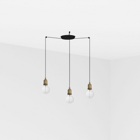 ART Lampara colgante oro viejo 3L 64137-3L - FARO ILUMINACION
