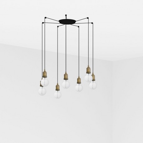 ART Lampara colgante oro viejo 7L 64137-7L - FARO ILUMINACION