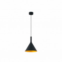 PAM-G LED Lampara colgante negra y oro 64162 - FARO ILUMINACION