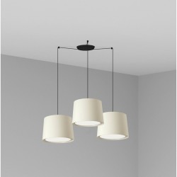 CONGA Lampara colgante blanco 3L 64314-54-3L - FARO ILUMINACION