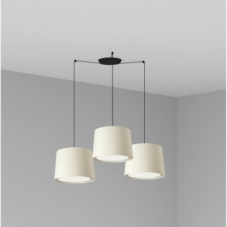 CONGA Lampara colgante blanco 3L 64314-54-3L - FARO ILUMINACION