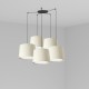 CONGA Lampara colgante blanco 5L 64314-54-5L - FARO ILUMINACION