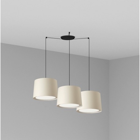 CONGA Lampara colgante beige 3L 64314-55-3L - FARO ILUMINACION