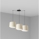 CONGA Lampara colgante beige 3L 64314-55-3L - FARO ILUMINACION
