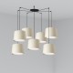CONGA Lampara colgante beige 7L 64314-55-7L - FARO ILUMINACION