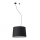 CONGA Lampara colgante negra/negra Ø450 64314-56 - FARO ILUMINACION