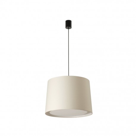 CONGA Lampara colgante simple negra/beige 64315-55 - FARO ILUMINACION