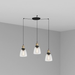 LIZ-2 Lampara colgante oro viejo 3L 65080-3L - FARO ILUMINACION