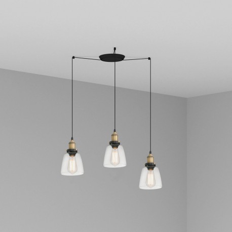 LIZ-2 Lampara colgante oro viejo 3L 65080-3L - FARO ILUMINACION