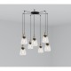 LIZ-2 Lampara colgante oro viejo 7L 65080-7L - FARO ILUMINACION