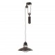 WINCH Lampara colgante con peso marron 66205 - FARO ILUMINACION