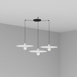 PLAT Lampara colgante blanco 3L 68146-3L - FARO ILUMINACION