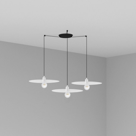 PLAT Lampara colgante blanco 3L 68146-3L - FARO ILUMINACION