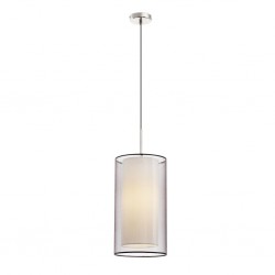 SABA Lampara colgante niquel mate 1L 68548 - FARO ILUMINACION
