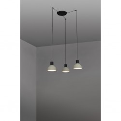 KOMBO Lampara colgante beige Ø200 3L 68594-3L - FARO ILUMINACION