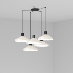 KOMBO Lampara colgante beige Ø400 5L 68596-5L - FARO ILUMINACION