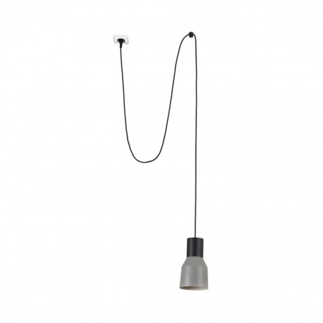 KOMBO Lampara colgante gris Ø120 con clavija 68604-62 - FARO ILUMINACION