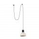 KOMBO Lampara colgante beige Ø200 con clavija 68604-65 - FARO ILUMINACION