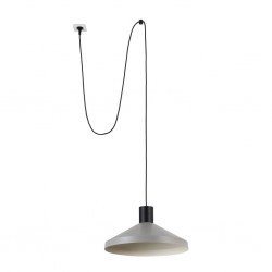 KOMBO Lampara colgante gris Ø400 con clavija 68604-66 - FARO ILUMINACION