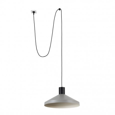 KOMBO Lampara colgante gris Ø400 con clavija 68604-66 - FARO ILUMINACION