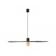 COSTAS Lampara colgante negra/ratan Ø1000 68590-70 - FARO ILUMINACION