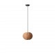 HAKA Lampara colgante negra/ratan Ø250 65134-73 - FARO ILUMINACION