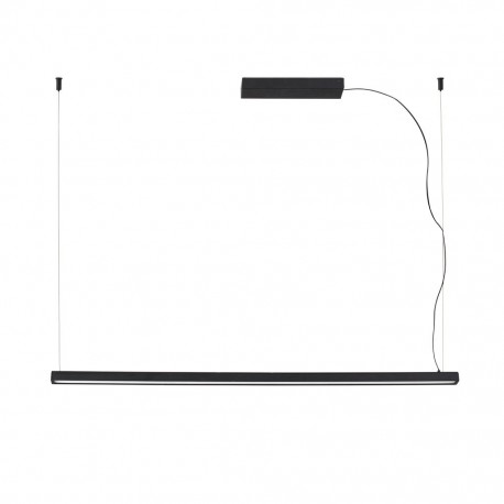 VICO 115 Lampara colgante negra con floron de superficie 61103 - FARO ILUMINACION