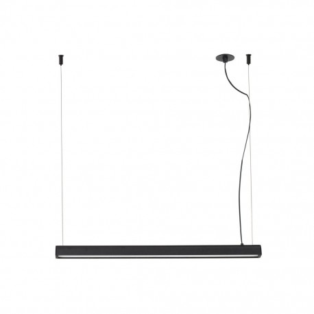 VICO 60 Lampara colgante negra con floron empotrable 61105 - FARO ILUMINACION