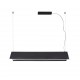 LUDOVICO 115 Lampara colgante negra con floron de superficie 61106 - FARO ILUMINACION