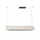 LUDOVICO 115 Lampara colgante blanca con floron de superficie 61108 - FARO ILUMINACION