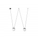 MINE SPACE Colgante gris oscuro PC 2L 28210-2L - FARO ILUMINACION