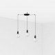 ART Lampara colgante negra 3L 64135-3L - FARO ILUMINACION