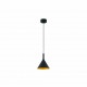 PAM-P LED Lampara colgante negra y oro 64160 - FARO ILUMINACION