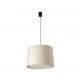 CONGA Lampara colgante simple negra/beige 64315-55 - FARO ILUMINACION