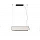LUDOVICO 60 Lampara colgante blanca con floron de superficie 61112 - FARO ILUMINACION
