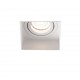 HYDE Lampara empotrable blanco cuadrado orientable sin marco 40112 - FARO ILUMINACION