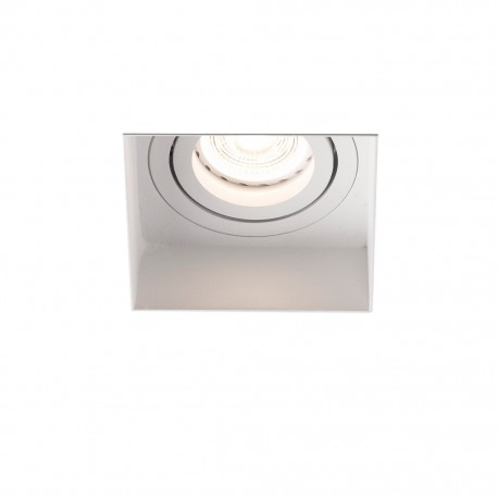 HYDE Lampara empotrable blanco cuadrado orientable sin marco 40112 - FARO ILUMINACION