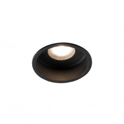 HYDE Lampara empotrable negro redondo 40115 - FARO ILUMINACION
