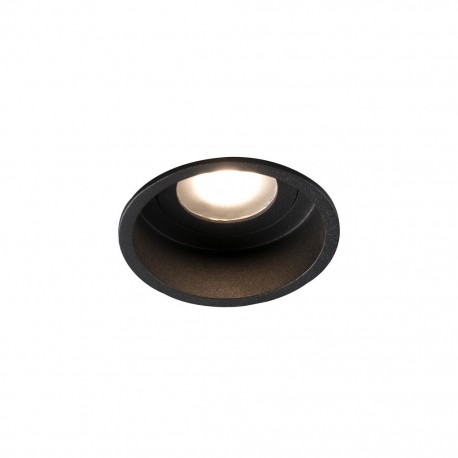 HYDE Lampara empotrable negro redondo 40115 - FARO ILUMINACION