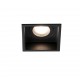 HYDE Lampara empotrable negro cuadrado 40117 - FARO ILUMINACION