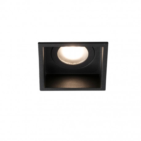 HYDE Lampara empotrable negro cuadrado 40117 - FARO ILUMINACION