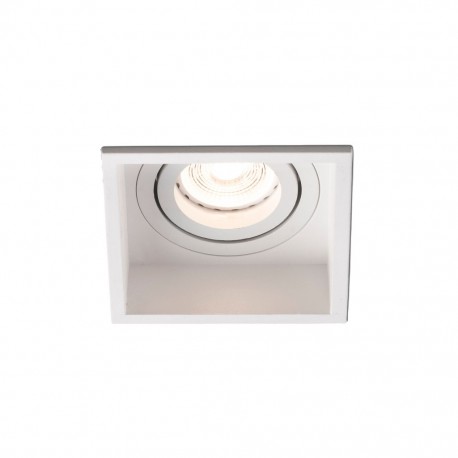 HYDE Lampara empotrable blanco cuadrado orientable 40120 - FARO ILUMINACION